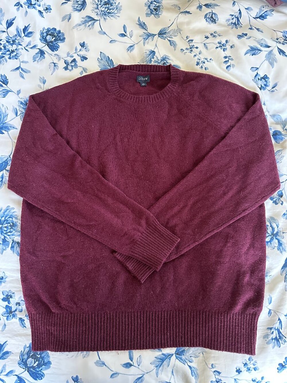 Men's J.Crew Cardinal Reed Wool Blend Sweater Large